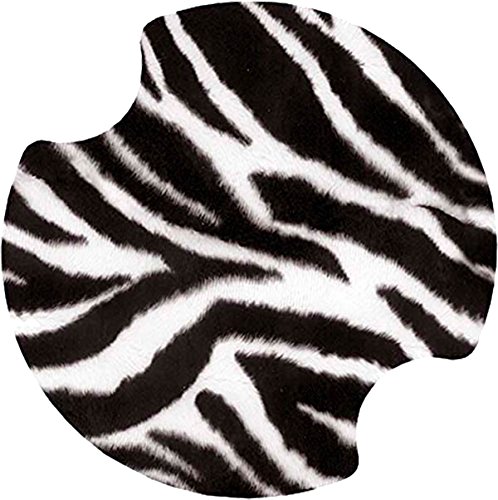 Zebra Print Carsters, Coasters for Your Car