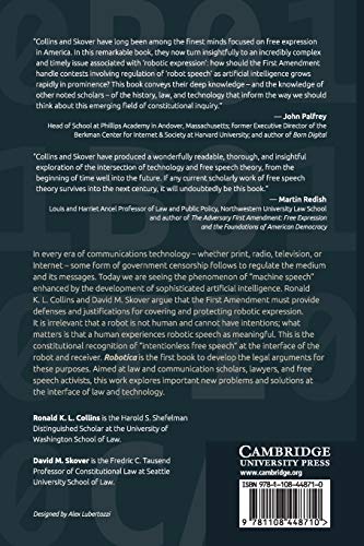 Robotica: Speech Rights and Artificial Intelligence