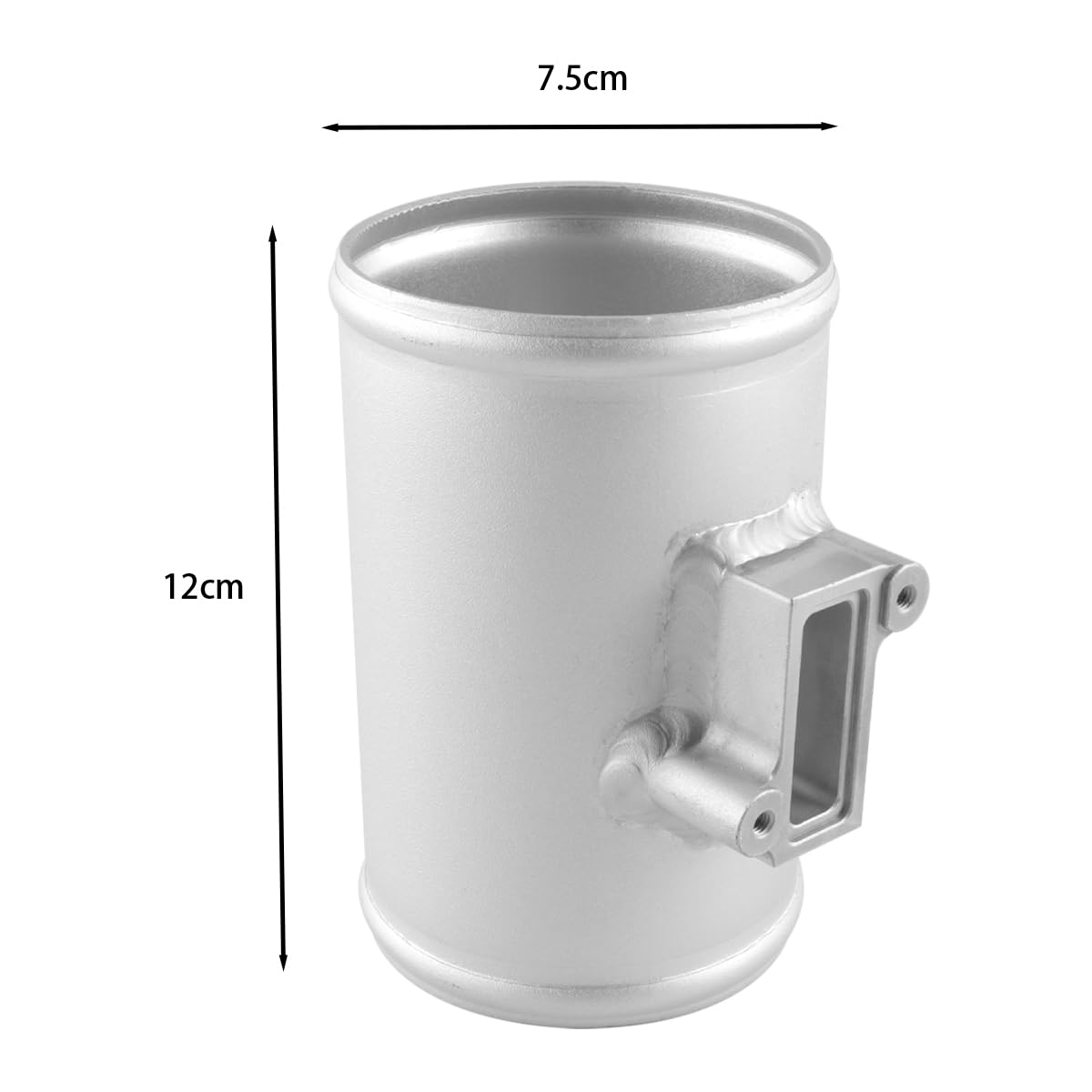 Adaptateur de débitmètre d'air, support de débitmètre d'aspiration pour tuyau d'admission d'air froid universel Maf 76 mm 3 pouces 1992