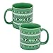 Vandor 99961 Star Wars Ugly Sweater 20 Ounce Ceramic Mug, Green