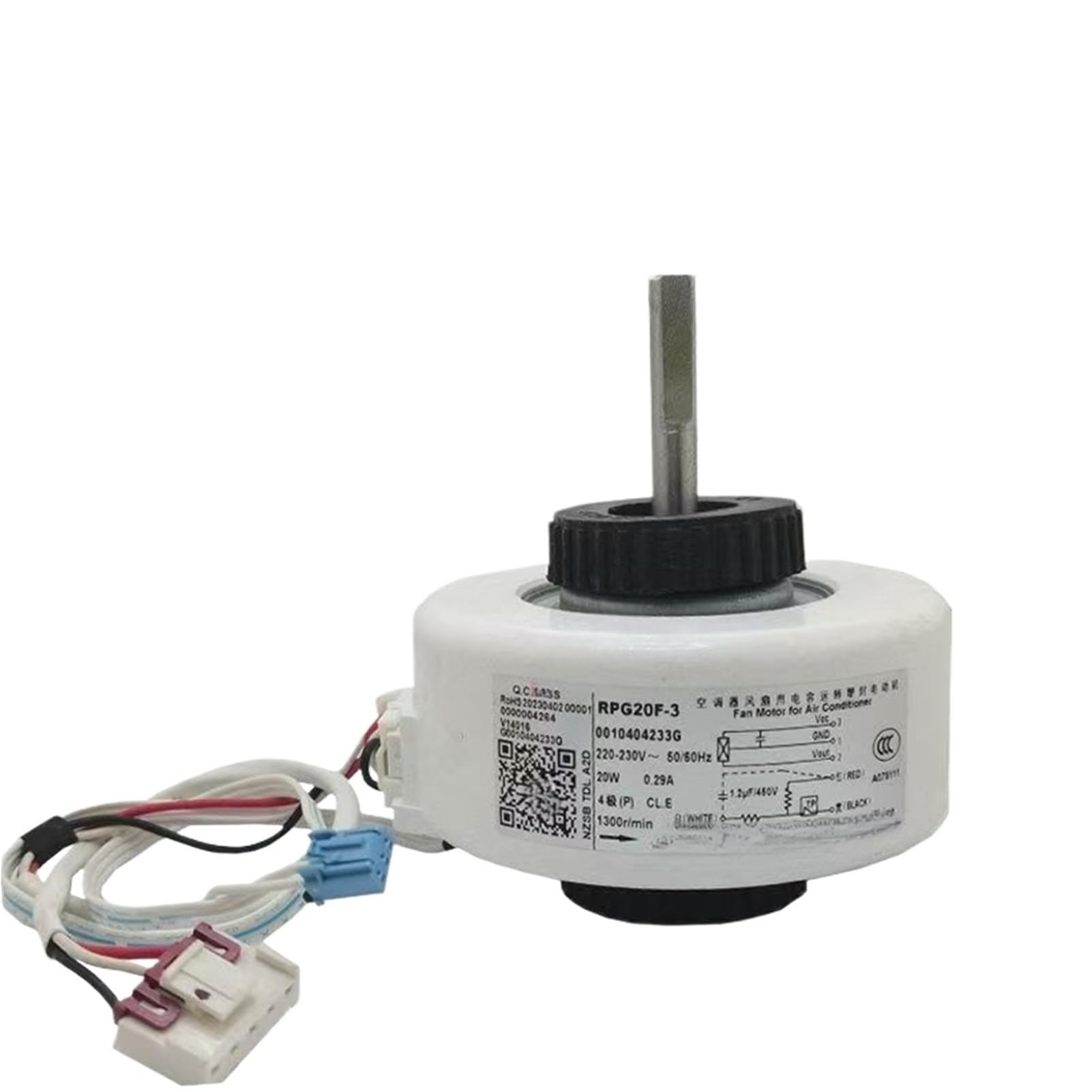 Klimaanlagenmotor, Kompatibel For Haier, RPG20F-3 220–240 V, 50/60 Hz, 20 W, 1300 U/min, 0010404233G, Klimaanlagenteile