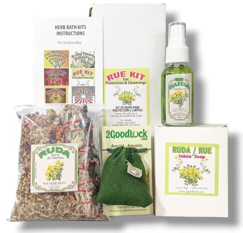 Rue Kit for Protection & Cleansing Rituals and Spells. Kit De Ruda 