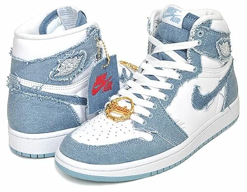 [iCL] EBY GAW[_ 1 g nC OG WMNS AIR JORDAN 1 RETRO HIGH OG denim/white-worn blue dm9036-104 fB[X fj AJ1 23.5cm [sAi]