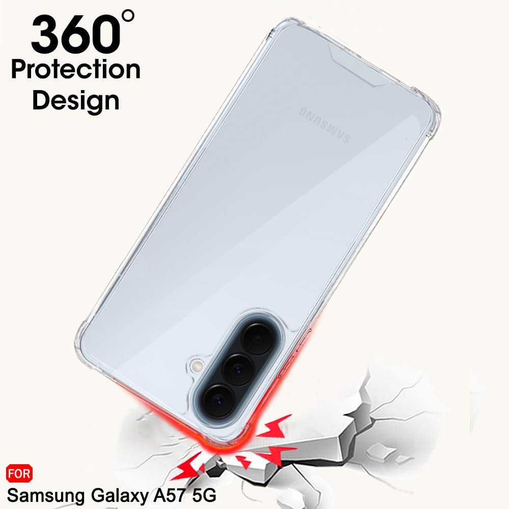 Samsung Galaxy A57 5G Case - Shockproof & Clear -6