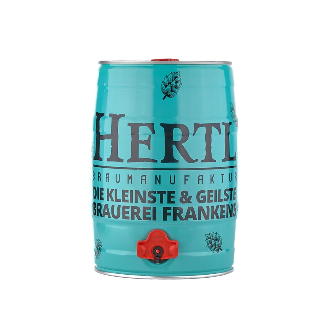 Hertl Opa's Liebling Kellerbier - Fränkisches Kellerbier aus der Braumanufaktur Hertl | Bernsteinfarben | Mild, Malzig | 5L FASS 4.8% vol