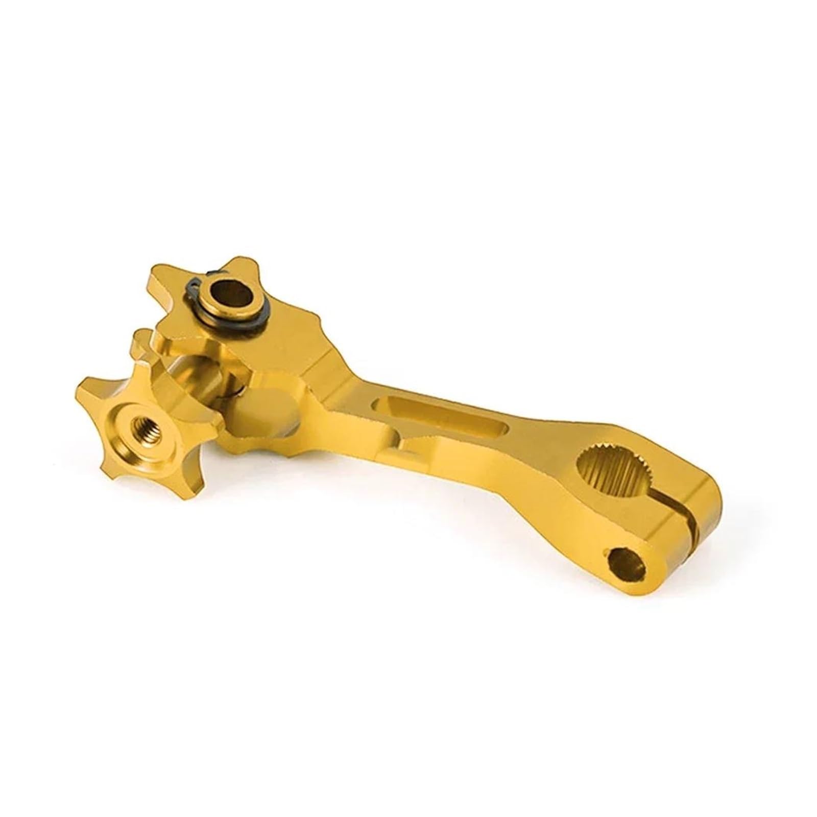 HONGSHIZI Handlebar Brake Clutch Lever Universal Motorcycle Rear Brake Rocker CNC Adjustable Tension Lever Motorbike Pit Dirt Bike Modification Part Brake Lever(2)