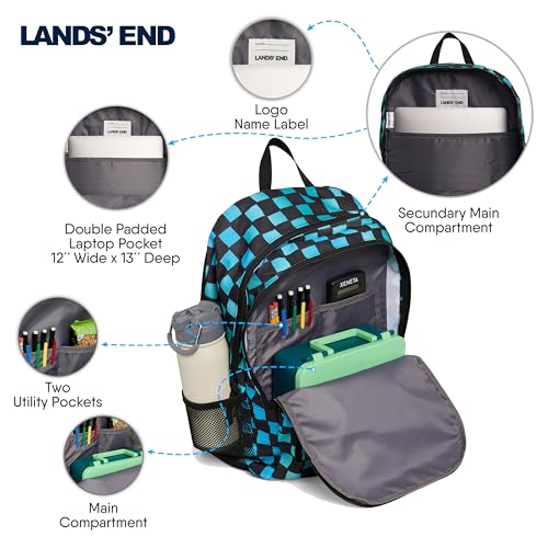 Image of Lands' End Unisex Kids Large ClassMate Lightweight Durable Elementary School Backpack, Tundra