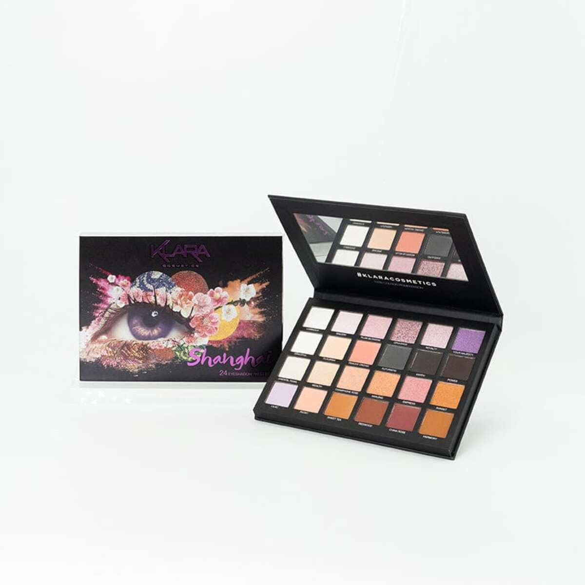 Paleta de 24 sombras de ojos Shanghai de Klara para mujer, 47.6 g