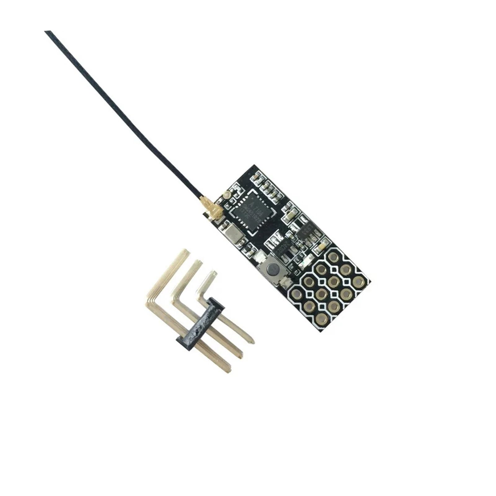 Miniodbiornik kompatybilny z FS2A 4CH AFHDS 2A, wyjście PWM kompatybilne z Flysky I6 I6X I6S/FS-i6, nadajnik FS-i6X, 1/2/5 jednostek. (Color : 2 pieces)