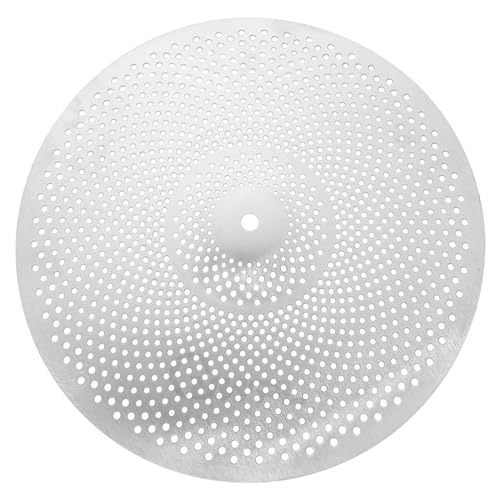 GALPADA Quiet Splash Cymbal Low Volume Drum Replacement Durable Construction for Drummers Easy Installation Minimizes Noise Interference for Practice Sessions