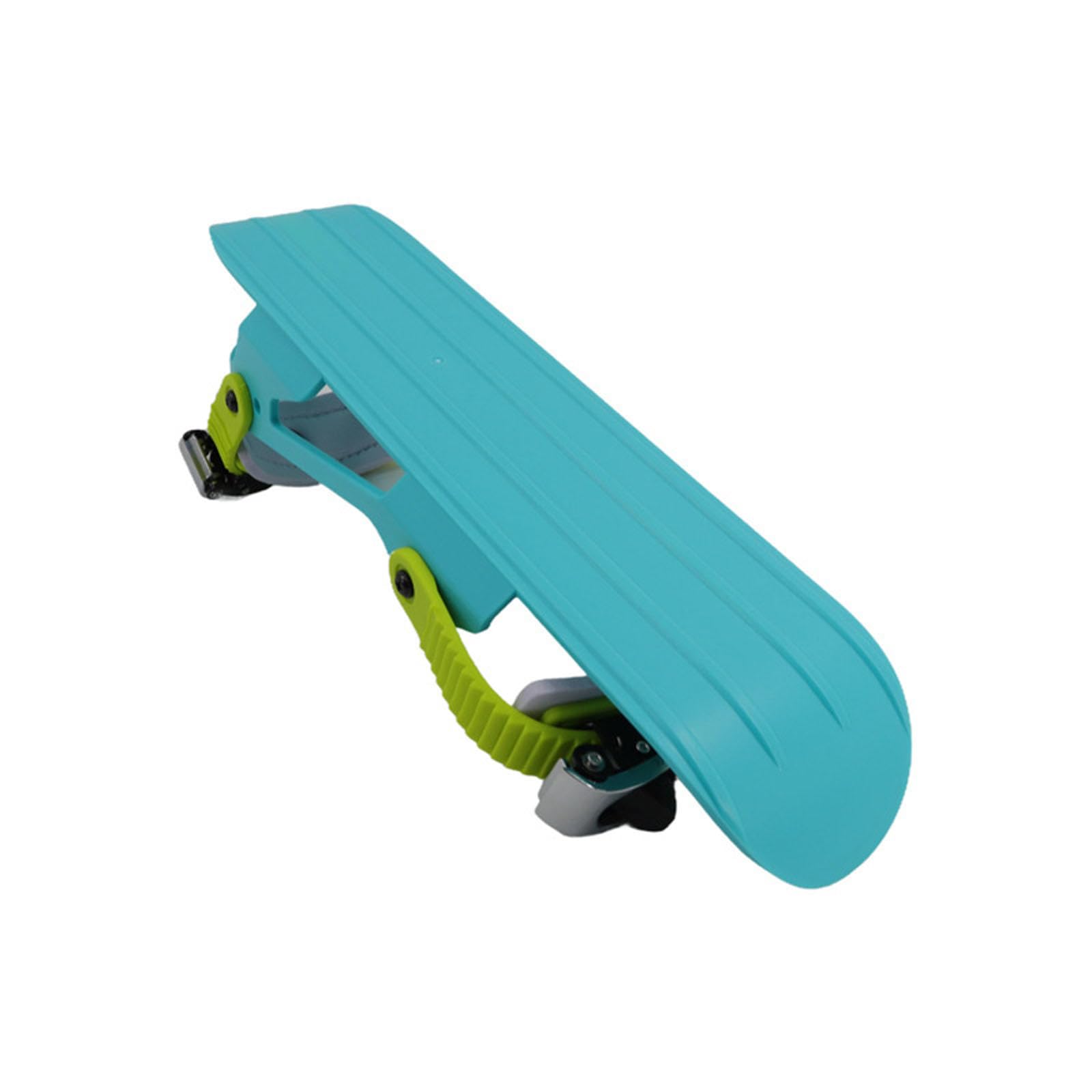 Skischlittschuhe für Schnee, Kurze Mini-Skating-Skischuhe, Snowskates, Snowblades, Skiboards, Tragbare Schlittschuhe für Den Wintersport Im Schnee,A