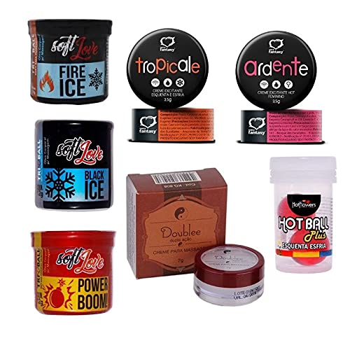 Kit Cremes e Bolinhas Explosivas Diversas Sensações