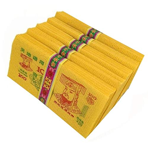 ZCLS Hell Bank Notes Chinese Joss Paper Money Hell Bank Notes The Qingming Festival Burning Paper Sacrifice Articles Set