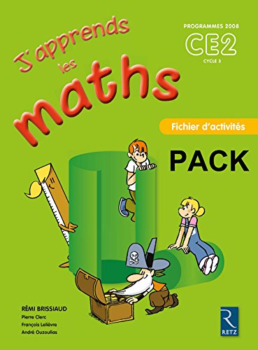 Pack 6ex J'apprends les maths CE2 Fichier d'activités