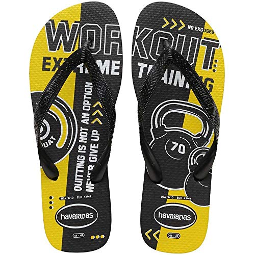 Chinelo Top Athletic, Havaianas, Masculino, Preto, 41/42