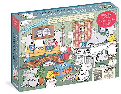 Sandra Boynton: Hidden Cows Puzzle de 1000 Piezas miniatura 1