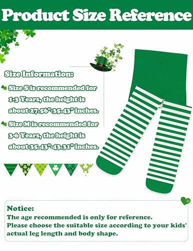 Green and White Striped Tights Toddler Green Tights for Girls Christmas Socks Toddler Christmas Socks Baby Girl Stocking - Thumbnail 6