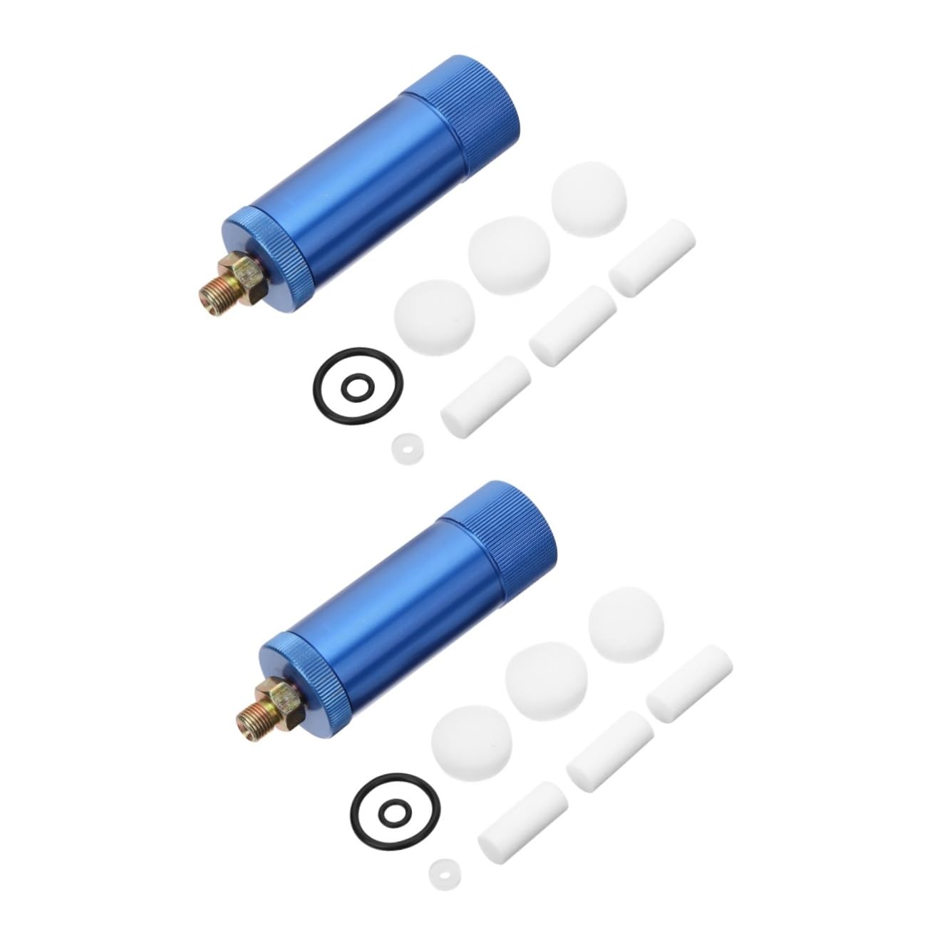 NUOBESTY 2 Pezzi Separatore Alta Pressione per Compressore Filtraggio Facile da Installare per Ad Aria e Compressori