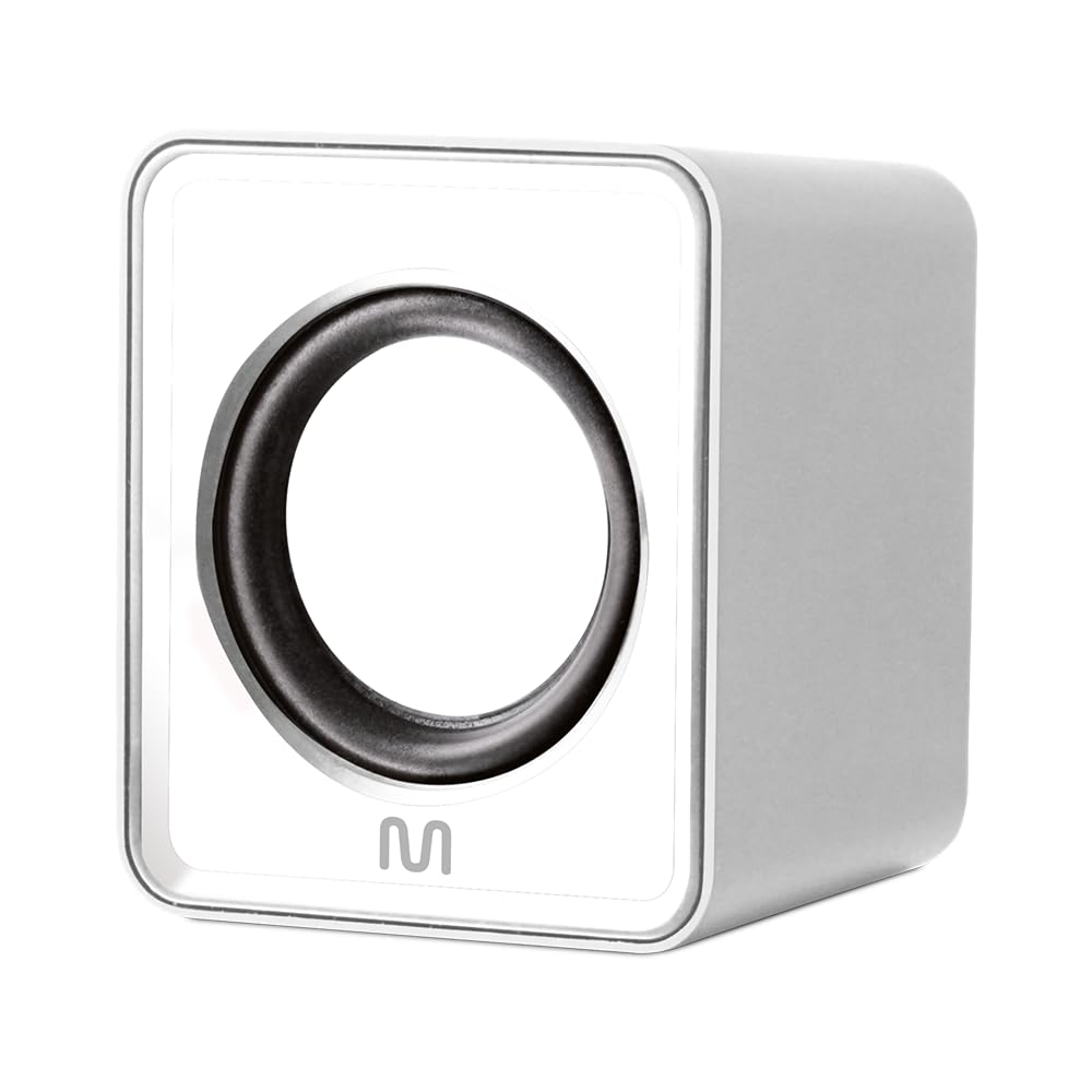 Caixa De Som Multilaser 2.0 Mini 3W Rms P2/USB Branco - SP199