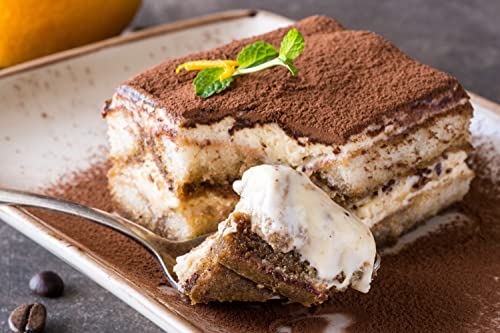 Bellino Savoiardi Lady Fingers For Tiramisu Italian Biscuits, 7 Ounce (Pack Of 4) Bundled With Ferrara Instant Espresso Coffee 2 Ounce (Pack Of 1) With Bamboo Spoon By Intfeast #TOP3