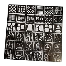 for Hobby Model Craft GK Tool Carving Auxiliary Ruler Stainless Steel Drill Hole Detail Maker Scribe line Stencil, 36 PCS in 1 AJ0094