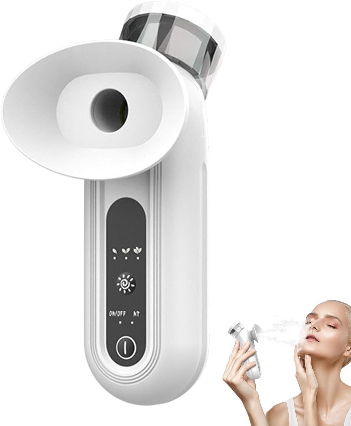 Oogstomer voor droge ogen, stoomtherapie toverstaf voor droge ogen, Nano Eye Mist Therapy Wand met koude en warme kompressmodi, handheld gezichtsoogontlastingstaf voor stoomtherapie voor Oogstomer voor droge ogen, stoomtherapie toverstaf voor droge ogen, Nano Eye Mist Therapy Wand met koude en warme kompressmodi, handheld gezichtsoogontlastingstaf voor stoomtherapie voor