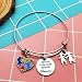 Heigebi 6 PCS Autism Teacher Appreciation Gifts Bracelet for Autism Teachers Presents for Autistic Awareness Bracelet SPED Thank You Present for Autistic Special Education Teacher