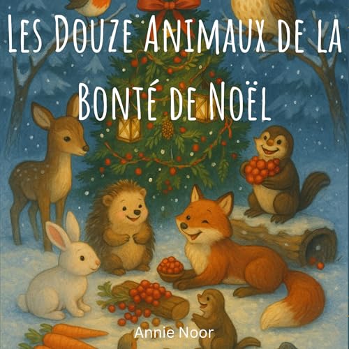 Page de couverture de Les Douze Animaux de la Bont&eacute; de No&euml;l