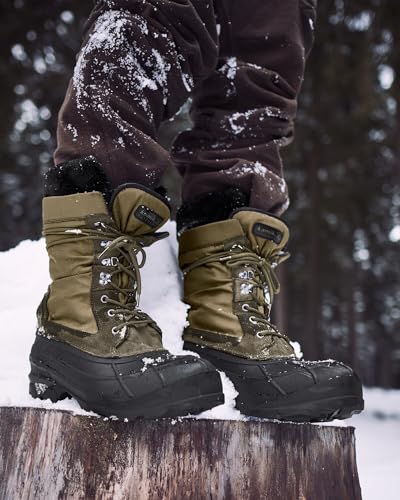 Kamik Damen Thermostiefel Forest2 mit Innenschuh Dunkeloliv 39