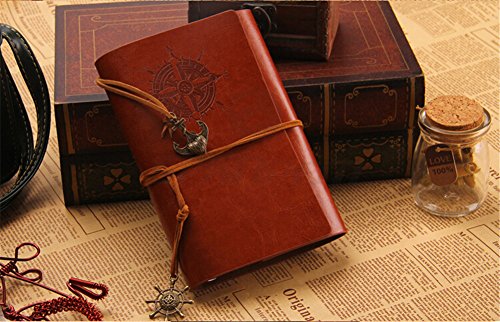 Riempibile Taccuino con Copertina in Pelle