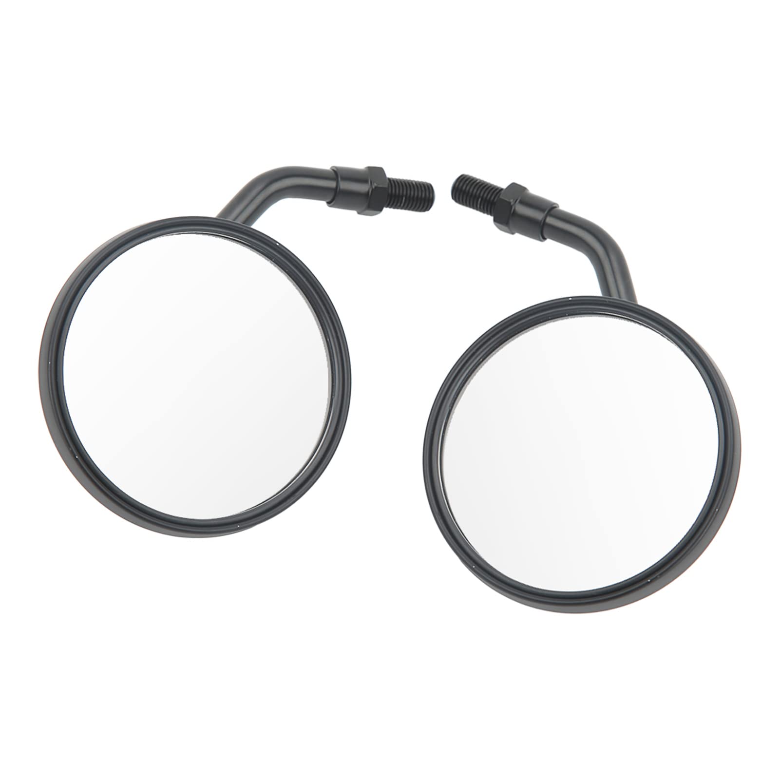 Photo 1 of Keenso Motorcycle Rear View Mirrors (2-Pack, Black, 3.4 Inch)