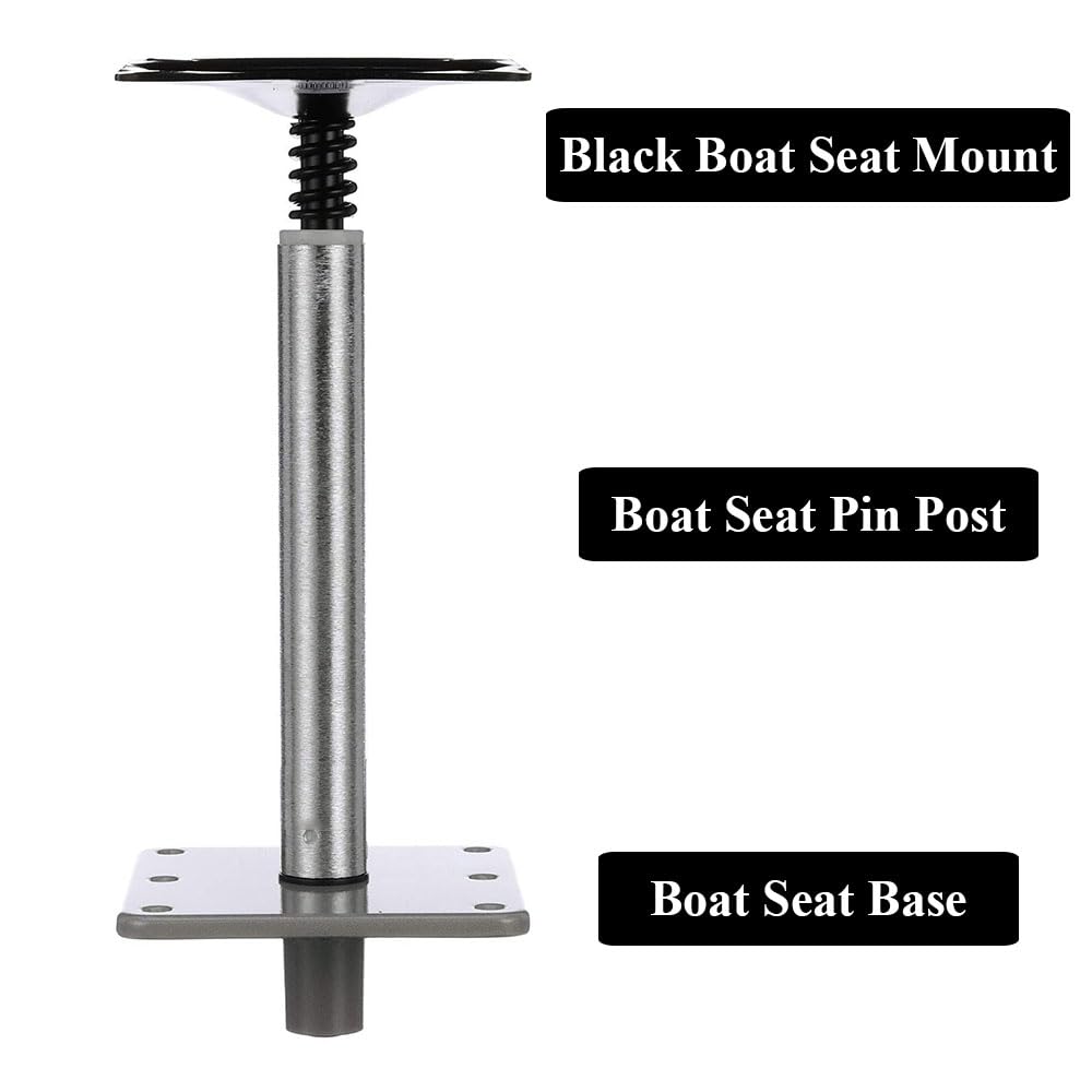 TopHomer - Base a piedistallo telescopica per sedile da barca con rotazione, accessori per barche resistenti, supporto girevole versatile per sedili di barche e yacht (1)