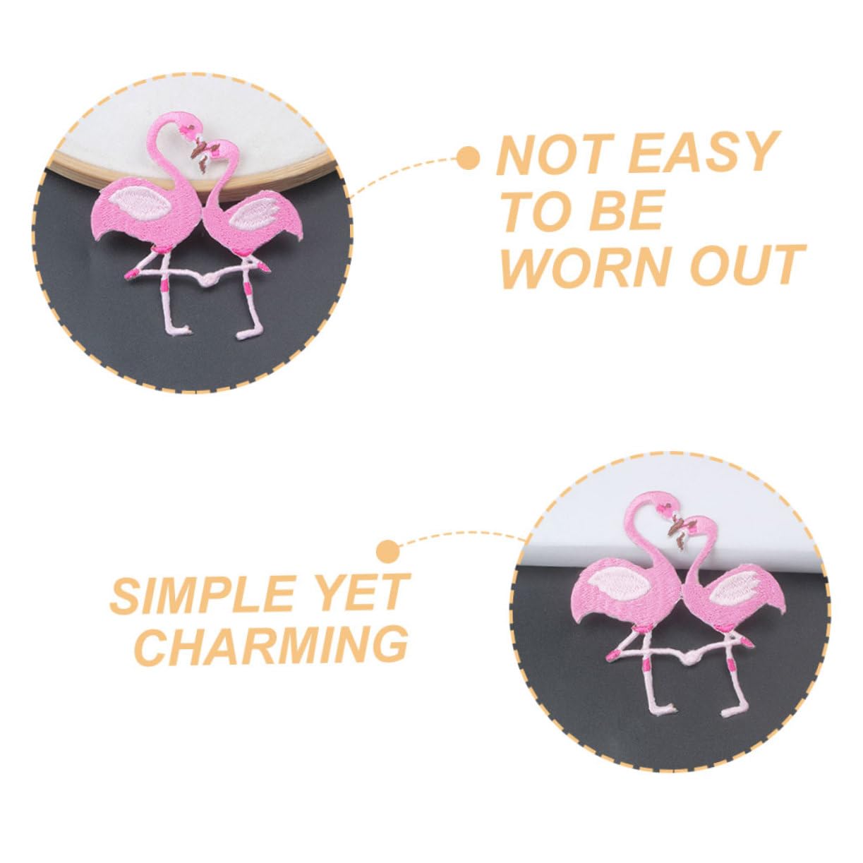 Uonlytech 3 Set Patches Ricamati Forma Per Decorare Abbigliamento E Borse Toppe Da Cucire E Applicare Su Tessuti Per Progetti Fai Da Te Pratico E Facile Da Usare 10 Pezzi * 3