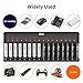 BONAI AA AAA Battery Charger 16 Bay for NiMH NiCD Rechargeable Batteries Independent Control with LED Light and Standard American AC Charging Plug, Battery not Included - Black