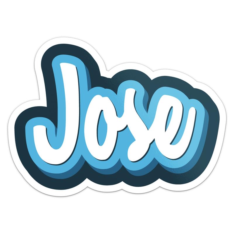 Jose Lettering Blue Jose Name Variations