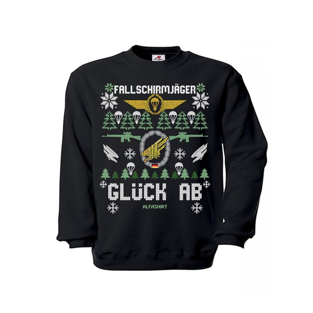 Pull de Noël parachutiste armée allemande X-Mas Copytec