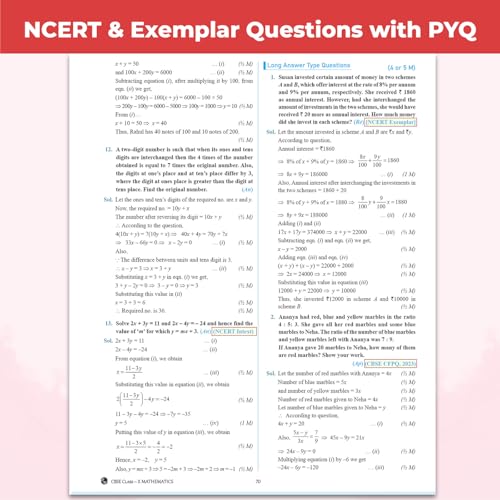Image of PW CBSE Question & Concept Bank Class 10 Maths (Standard) 2027 Chapterwise & Topicwise | NCERT Exemplar Concept Maps PYQs Mock Test 50% Competency Based Questions | Solved By Ritik Mishra