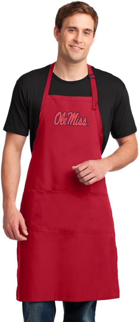 Broad Bay Large Ole Miss Mens Apron or Womens Aprons Top University of Mississippi Gift for Him
