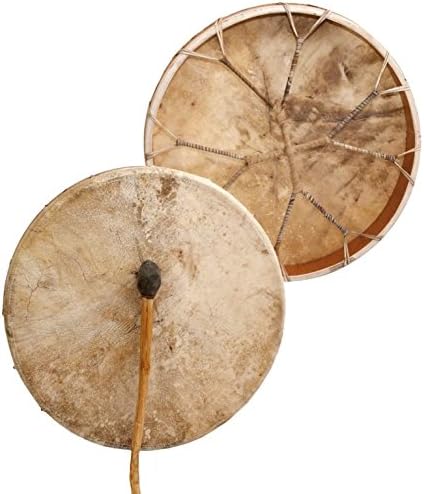 Shaman Diameter 50 cm Round of Cowhide Shaman Drum with Drumstick