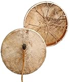 Shamandrum Ø 50 cm Rahmentrommel Rund Rinderhaut - im MYSEVENDO Set - Shaman Drum inkl. Stick