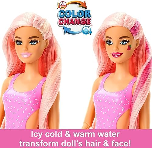 Barbie Pop Reveal Bebek Meyve Serisi Çilekli Limonatalı, 3 Yaş Ve Üzeri - Görsel 5