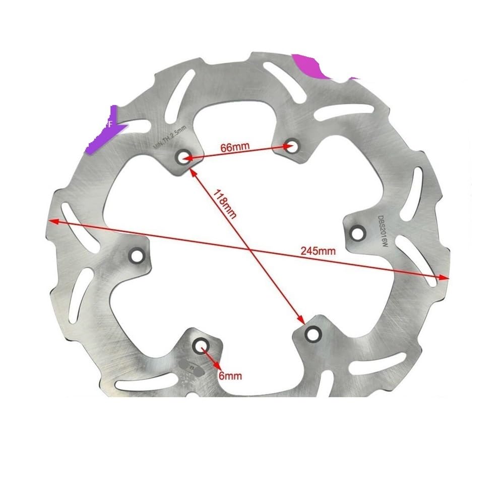 moto Disco Rotore Piastra Rotori A Disco Freno Anteriori Posteriori Per Moto Pit Dirt Bike