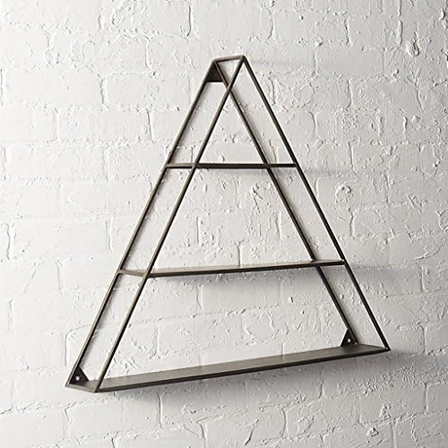 Bookshelf Nordic wrought iron wall geometric triangle decorative shelves / living room creative wall shelf shelves shelves Wall Units Bookcases