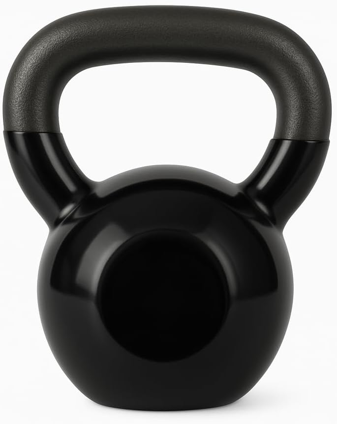 Vinyl Coated Kettlebell Weights: Your Ultimate Fitness Companion for Full-Body Workouts, Strength Training, and Core Conditioning, Men and Women