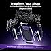 SmallRig Megatron Edition Dual Handheld Video Cage Kit for iPhone 17 Pro, Wireless Control Handle, Quick Release, Filmmaking & Live Streaming Kit with Case, Rotatable Handles, Lens Backplate-5585