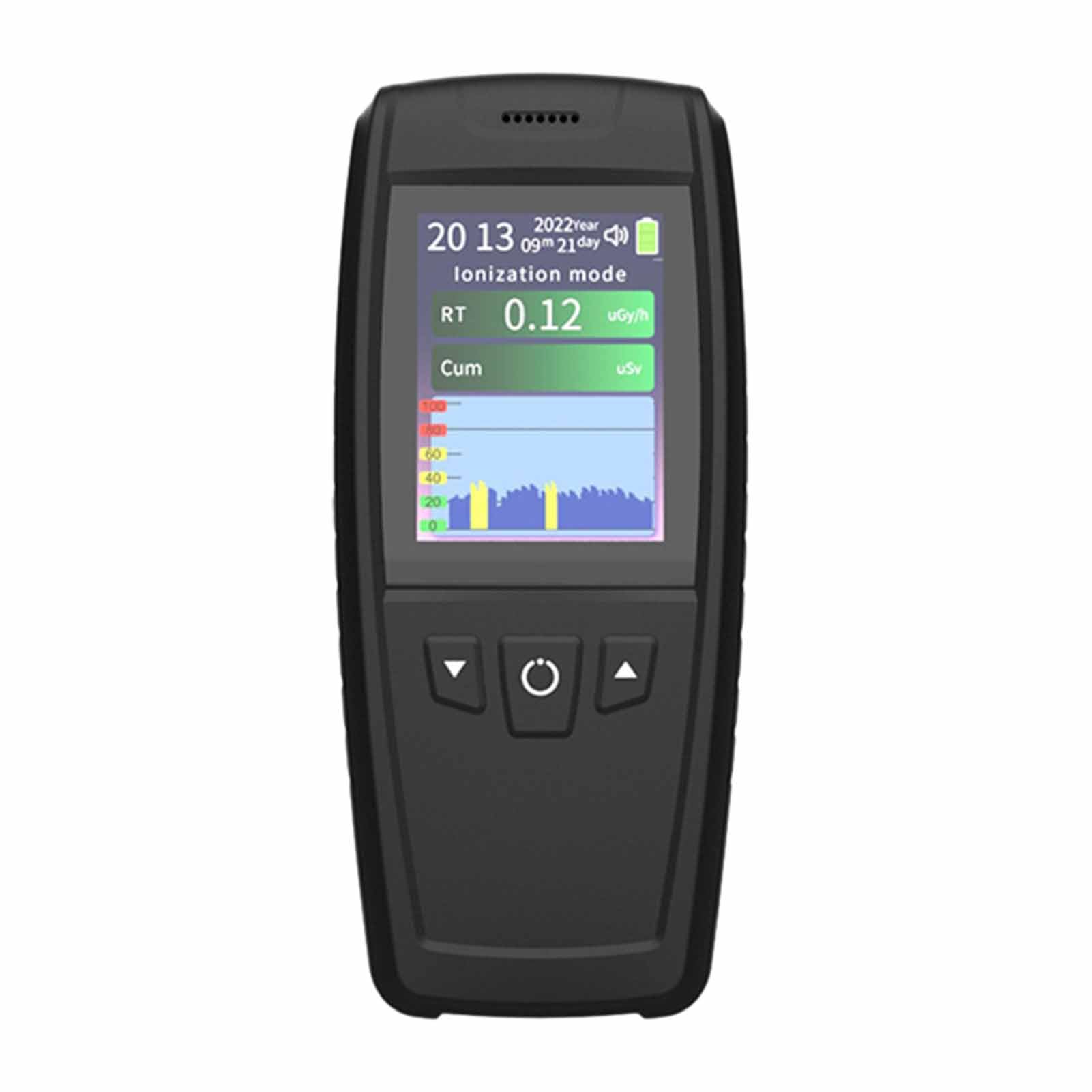 Detector de radiación de mano, detector de radiación contador dosímetro personal,Alarma de dosis personal Probador radiactivo Detector radiactivo