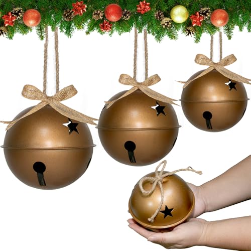 3Pcs Large Christmas Vintage Bells Christmas Tree...