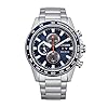Citizen Brycen Eco-Drive Reloj deportivo casual de acero inoxidable con cronógrafo para hombre, 12/24 horas, fecha, taquímetro, resistencia al agua de 328 pies, cristal mineral esférico, Weekender