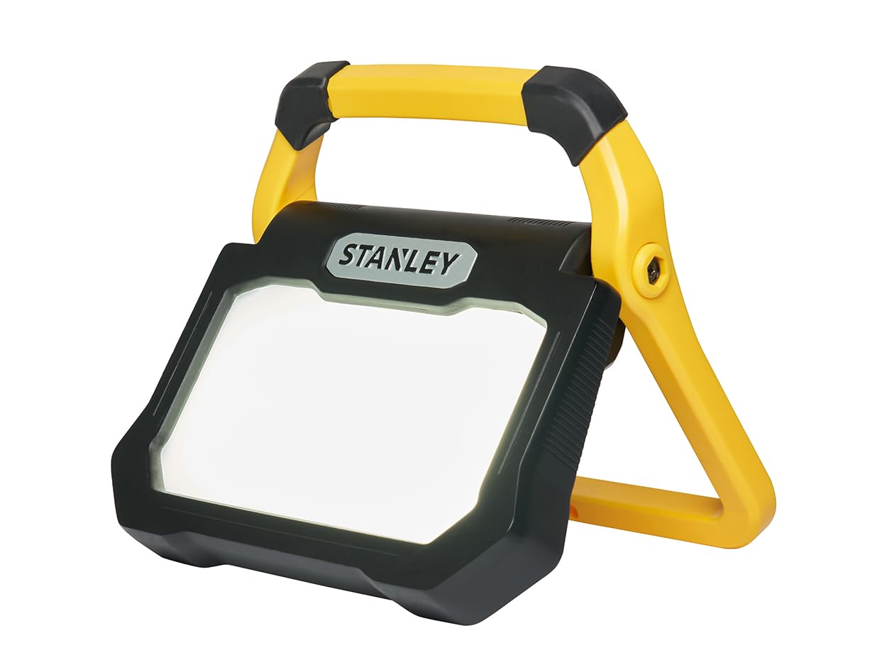 Stanley Rechargeable LED Folding Worklight 3000 Lumens, can be conveniently Charged Using a USB C Port and Cable
