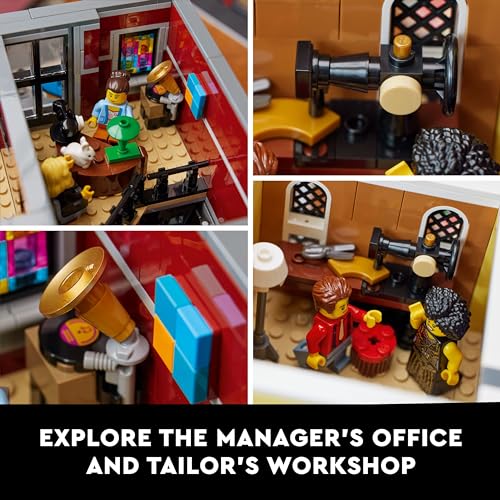 Image of LEGO Icons Jazz Club 10312 Building Set for Adults; Build Your Own Music Venue and Put on The Best Show in Town (2,899 Pieces)